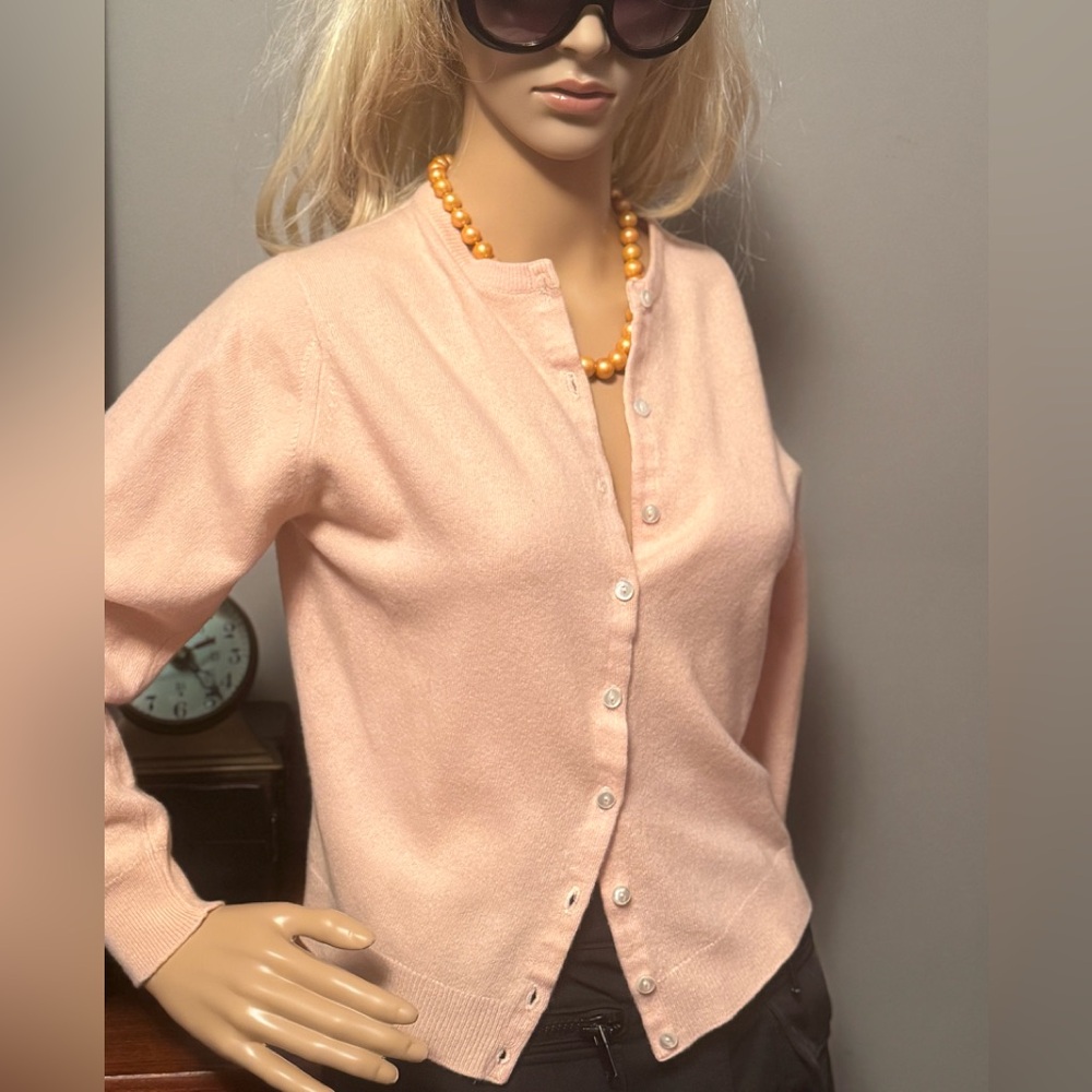 Vintage Pringle Soft Pink Cashmere Knit